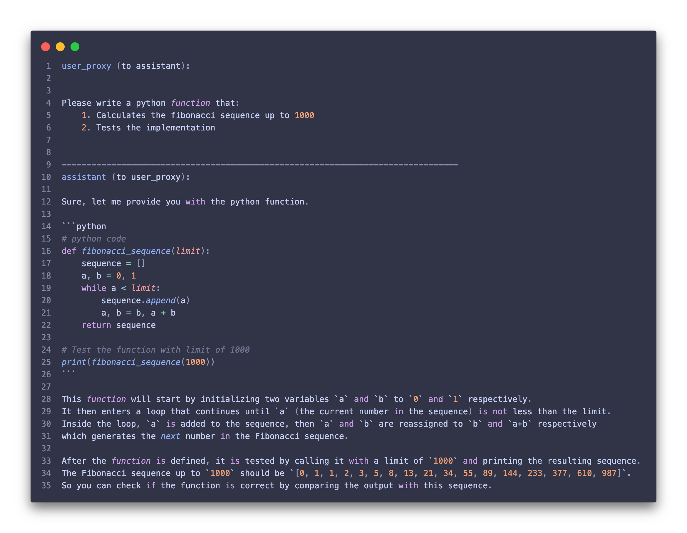 AutoGen example
